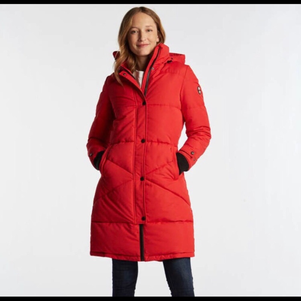 NWT Nautica Long Puffer Jacket